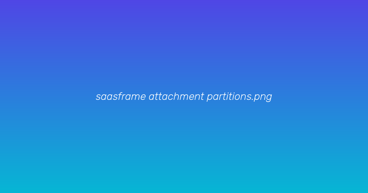 Storage settings page showing attachment partition settings locked in demo mode