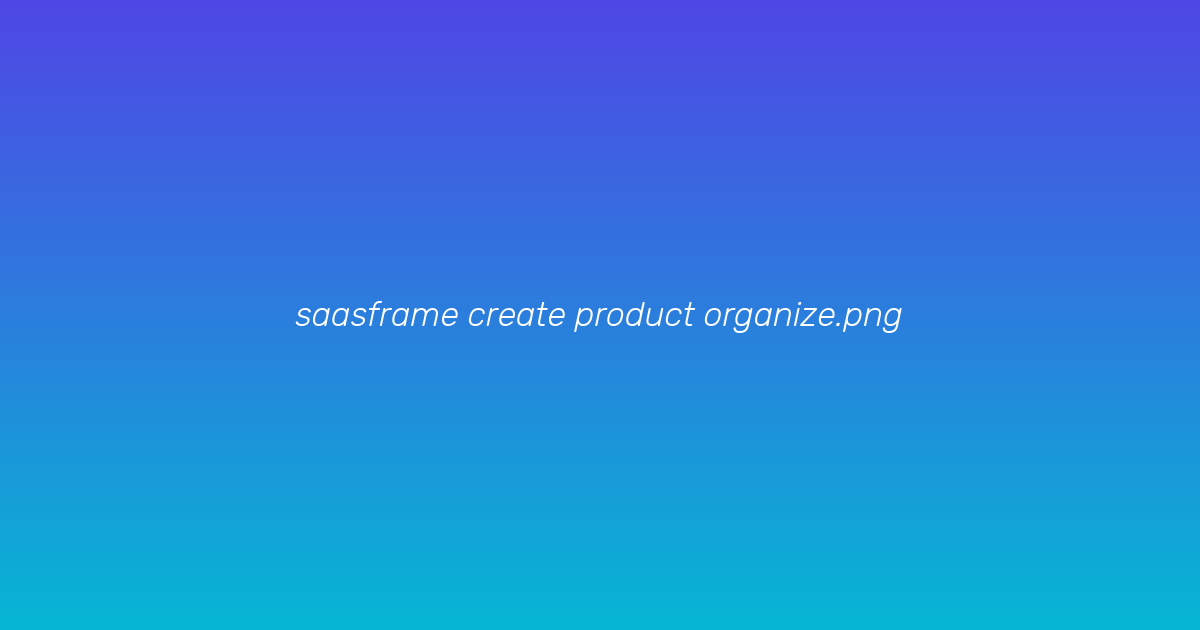 Organize product taxonomy and channels