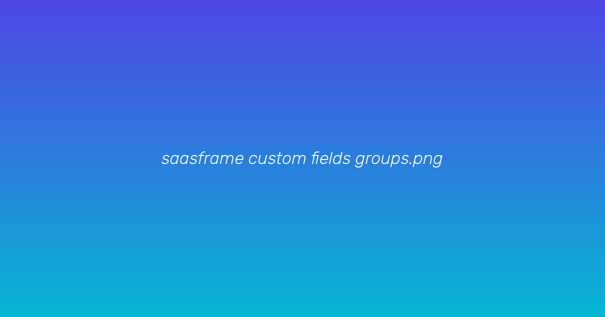 Creating and editing reusable groups