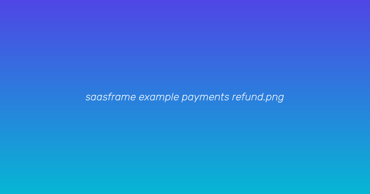 Refund successful