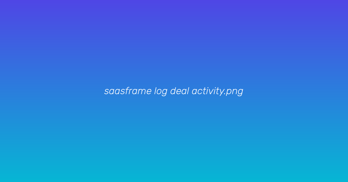 Deal summary view
