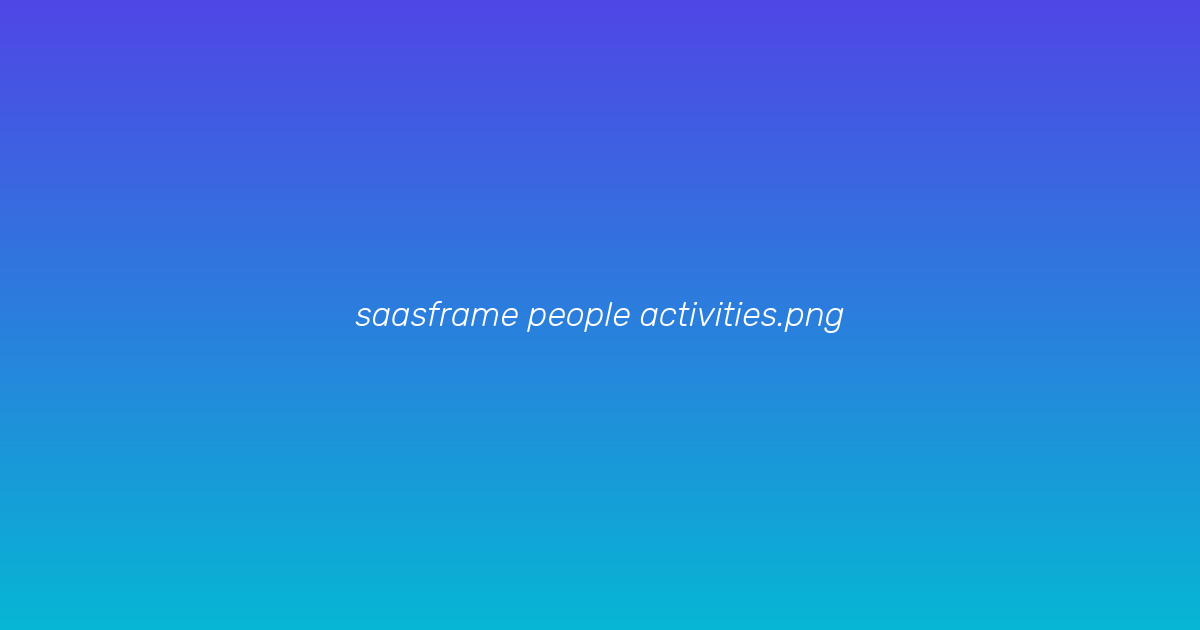 Activities list