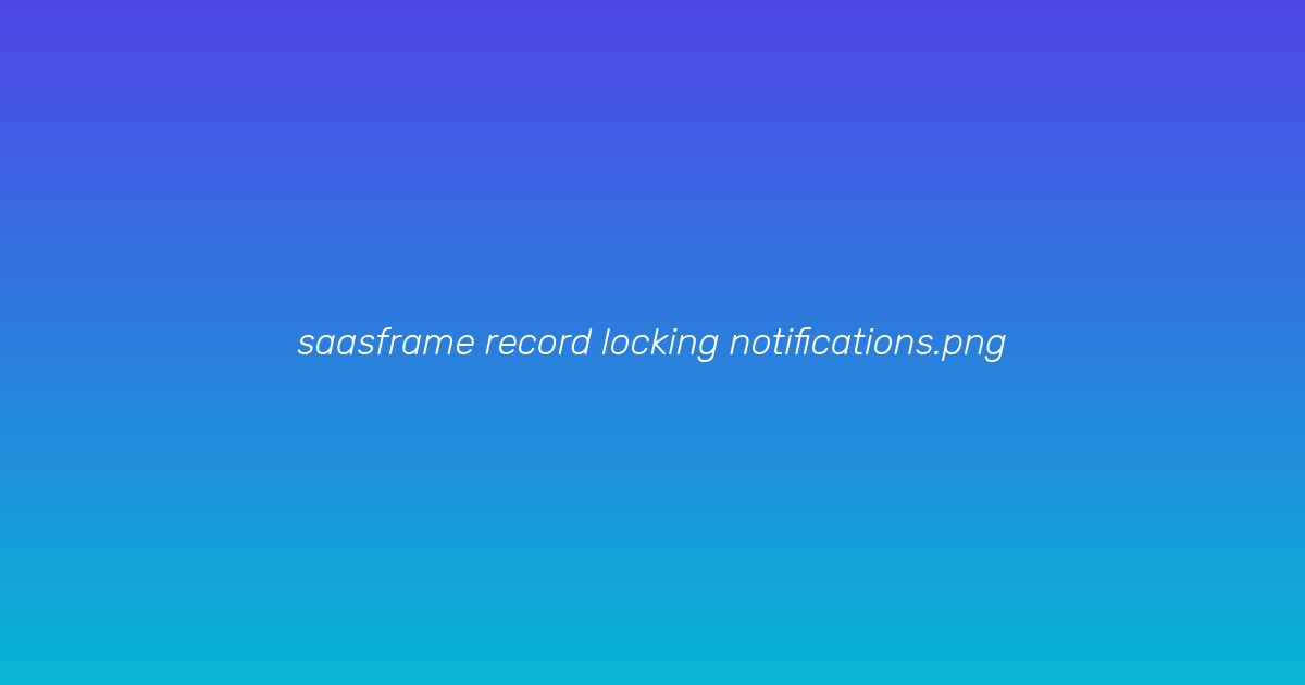 Active editors and notifications for a shared record