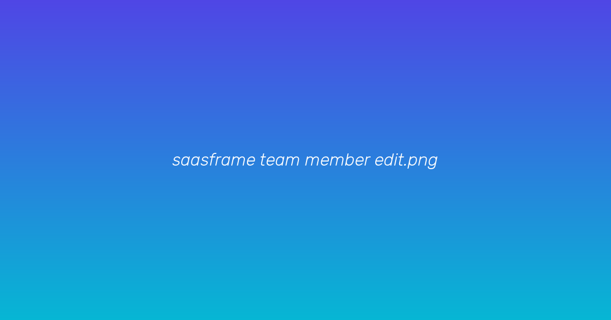 Editing a team member profile